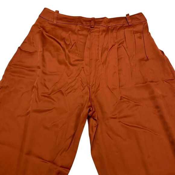 Trina Turk Indira Pant Wide Leg Cinnamon Women  Size 8 - Picture 11 of 16